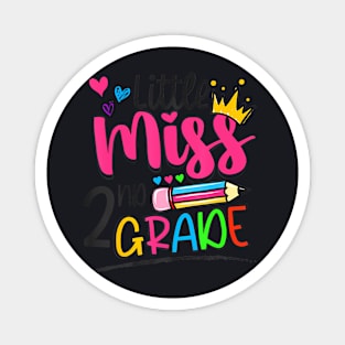 Little Miss Second Grade Back To School 2Nd Grader Magnet